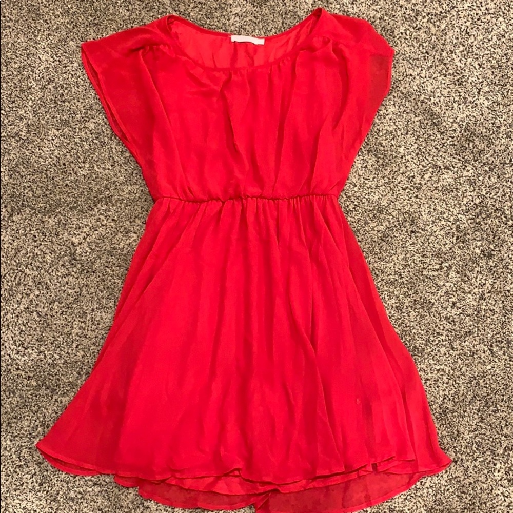 Red dress